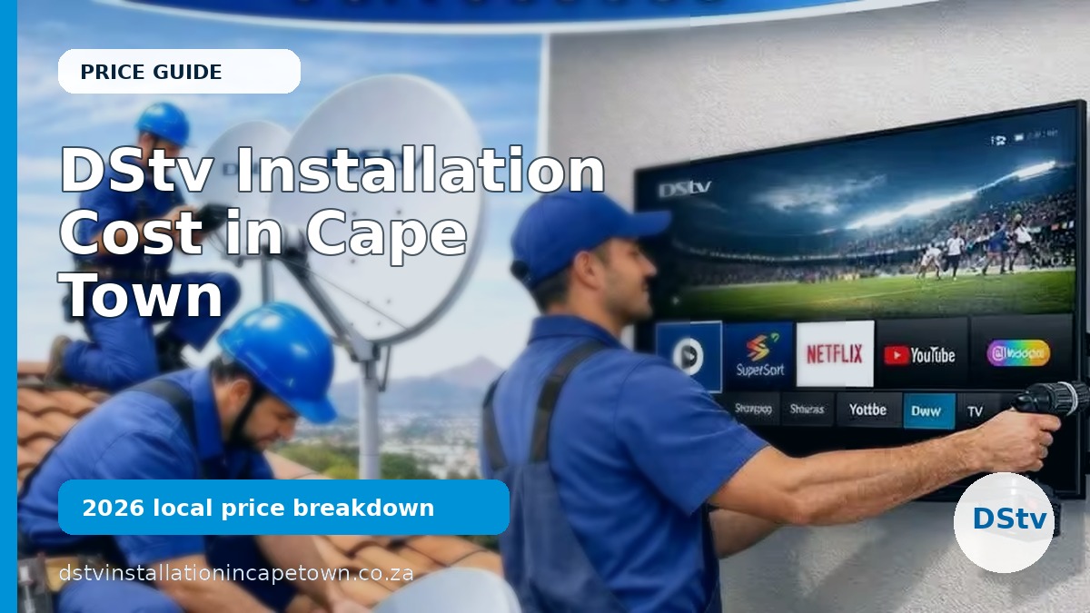 communal DStv installation cost — professional DStv installation in Cape Town